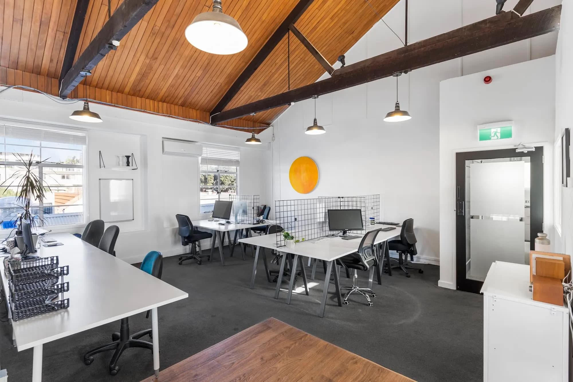 Perch desk area at The Balance Project