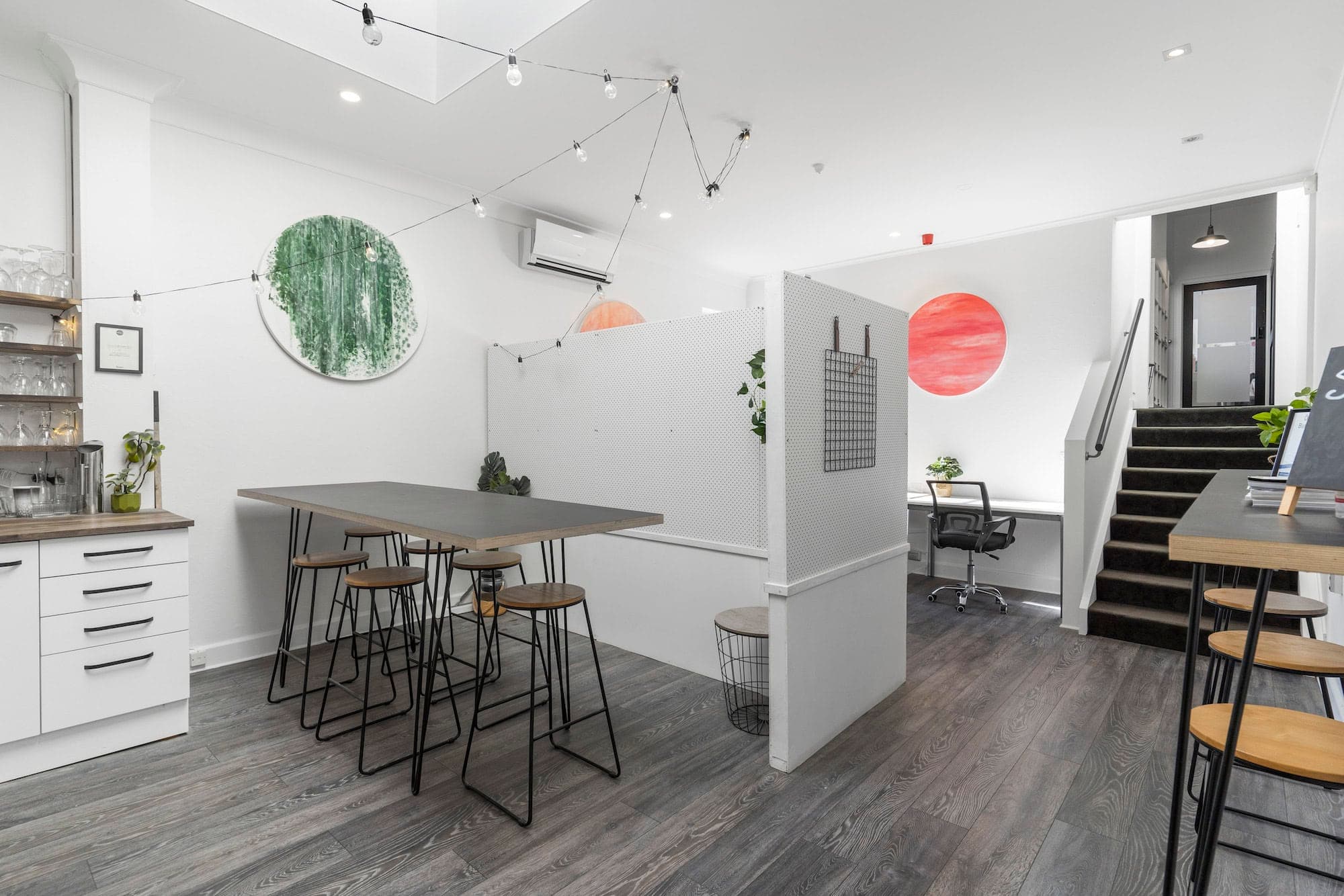 Modern coworking desk space at The Balance Project