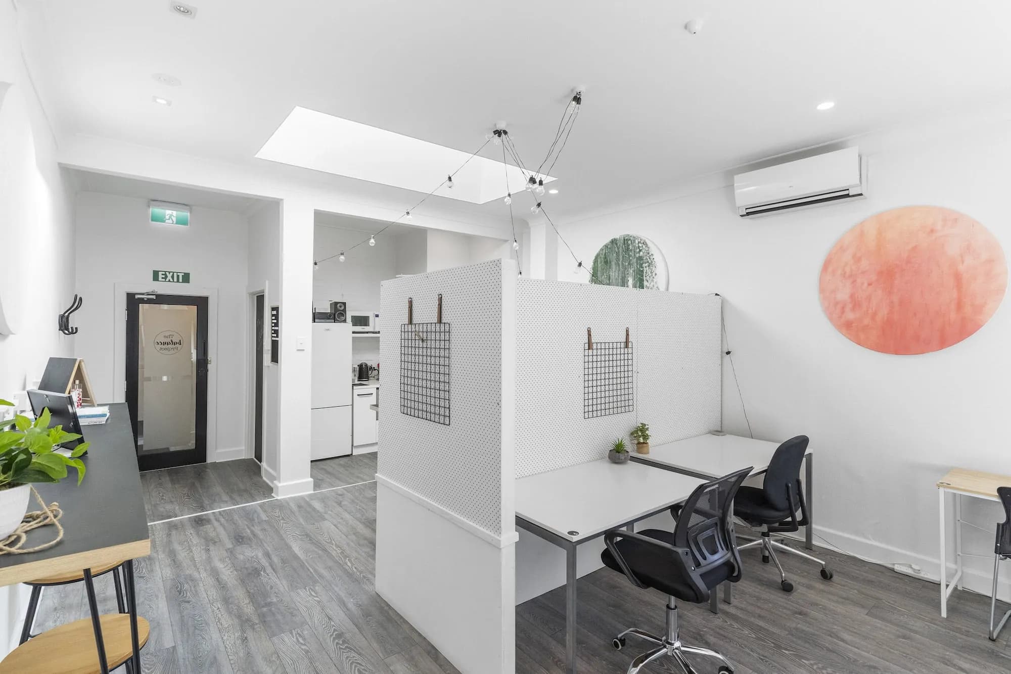 Bright desks and natural light at The Balance Project