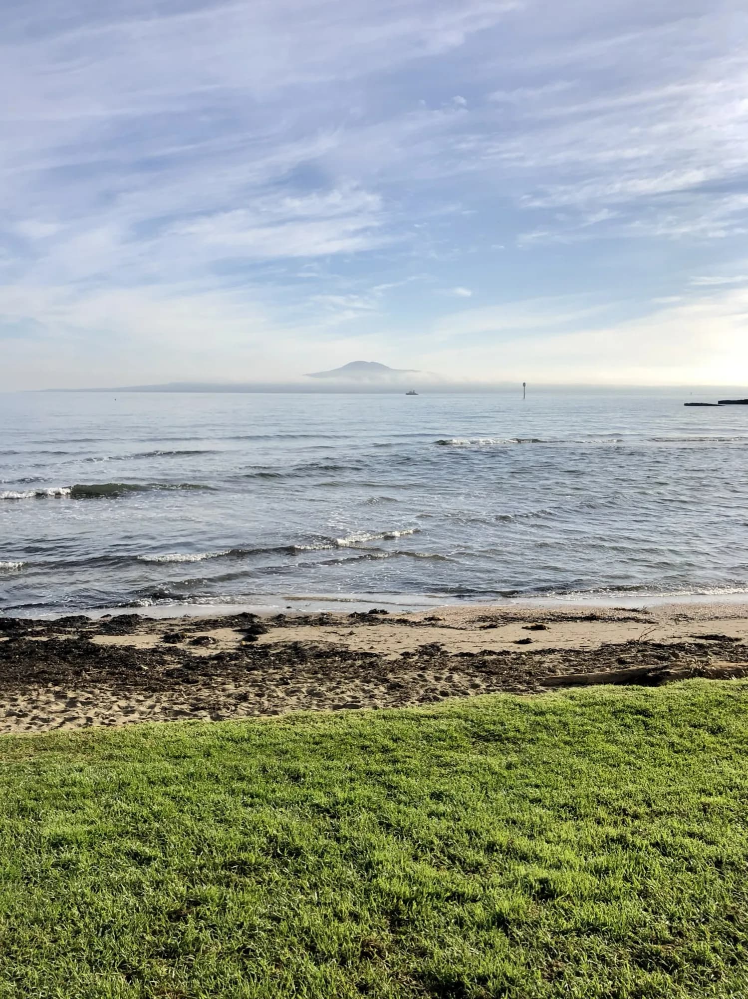 View across St Heliers Bay to Rangitoto