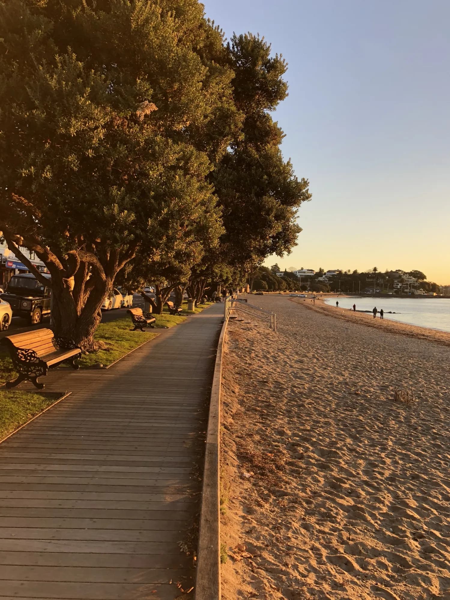Boardwalk along St Heliers beach, a minute from The Balance Project
